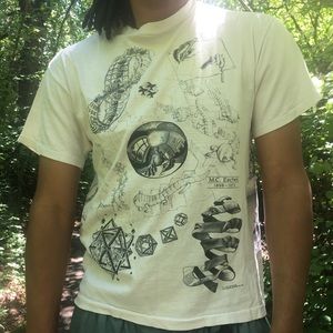 Andazia MC Escher graphic T-shirt